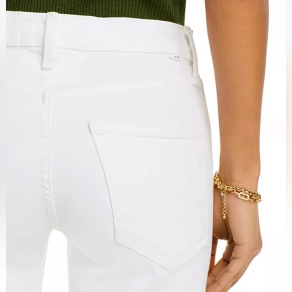 MOTHER NEW THE SMARTY PANTS SKIMP HIGH RISE JEANS IN TOTALLY INNOCENT SIZE 31 - Picture 5 of 7